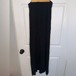 Black maxi skirt